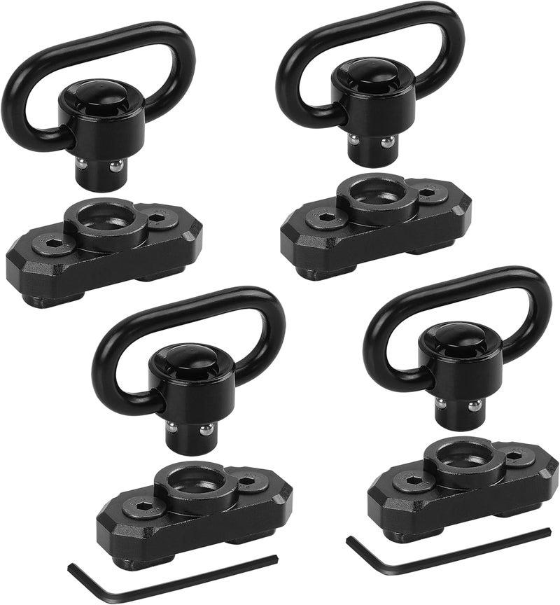 REERON Two Point Traditional QD Sling 1.25" 2 Point Sling Swivels Mounts for M-Rails - Image 1